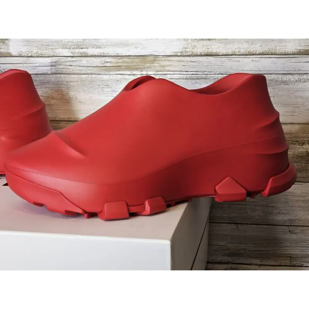 Authentic GIVENCHY Show Low Shoes - Red - Rubber - Size US 12 / EU 45